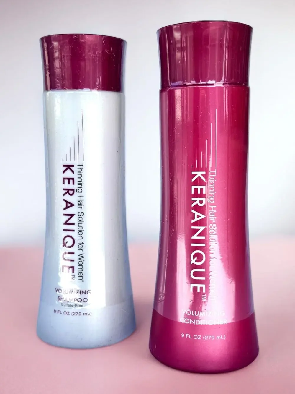 Keranique Shampoo Conditioner Set DISCONTINUED 9 oz Thinning Hair NEW